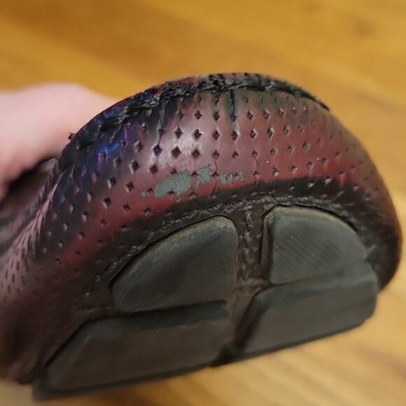 Louis Vuitton Black Luxury Designer Perforated Leather Driving Loafers -9 to 9.5 - Picture 12 of 12